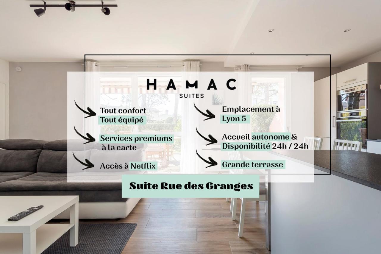 Suite Granges En Rez-De-Jardin Pour 4 Voyageurs Lyon Kültér fotó